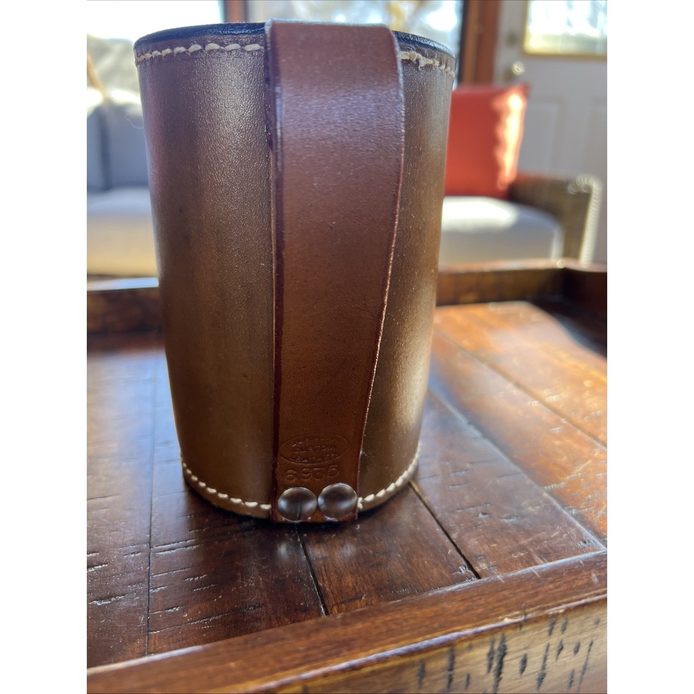 United States Navy Leather Mug‎ by Elandah Leather - Picture 6 of 10